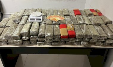 Dupla é presa com 146 tijolos de maconha em Rio Preto