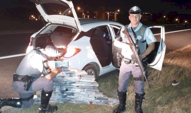 Polícia Rodoviária apreende 50 tabletes de cocaína na Washington Luís, em Cedral