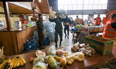 Defesa Civil de Rio Preto e PM coletam doações de alimentos e produtos de higiene para o RS