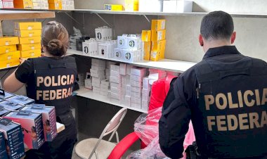 PF apreende celulares e eletrônicos em investigação contra descaminho em Votuporanga