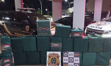 PF e TOR interceptam caminhão com 600 quilos de cocaína em Olímpia