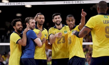 Seleção masculina de vôlei atropela Egito com show de Darlan e se classifica em Paris-2024