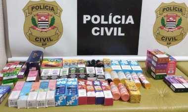 Polícia Civil faz operação contra a venda de cigarro eletrônico em Fernandópolis