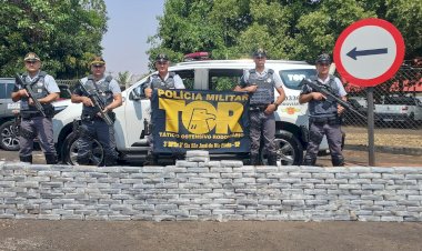 Polícia apreende 250 tabletes de pasta base de cocaína na Washington Luís, em Rio Preto