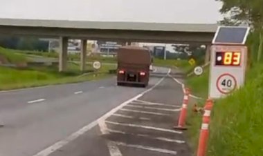Equipamento instalado na Euclides da Cunha, em Mirassol, causa estranheza em motoristas