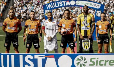 Neymar faz pouco em primeiro jogo como titular e Santos empata com o Novorizontino