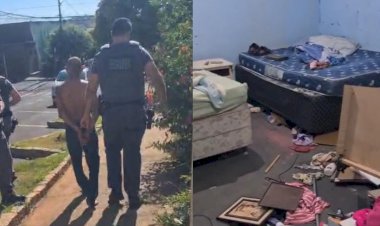 Homem é preso por agredir e manter mulher em cárcere privado em Olímpia