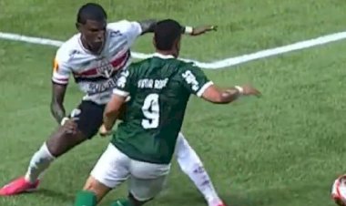Federação Paulista de Futebol libera áudio do VAR de partida entre Palmeiras e São Paulo