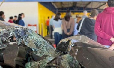 Polícia Rodoviária Federal usa carros destruídos como alerta para prevenção a acidentes em Rio Preto