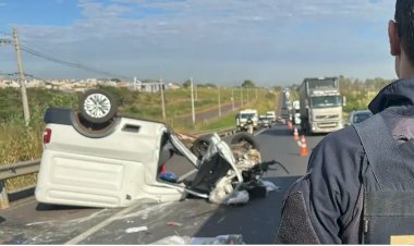 Dois morrem e um fica em estado grave em acidente na BR-153, em Bady Bassitt