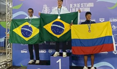 Nadador de Rio Preto conquista medalha de ouro em campeonato juvenil de natação