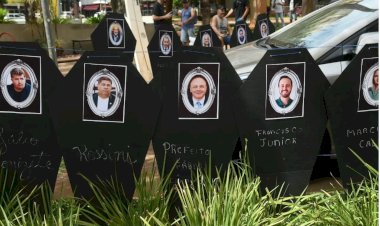 Protesto do IPTU tem bate-boca com influenciadores coronelistas em Rio Preto