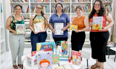 Escola Municipal Pato Donald recebe doações de materiais pedagógicas