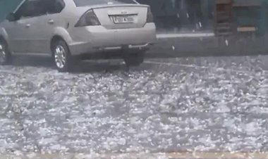 Chuva de granizo espalha danos em 5 cidades da região
