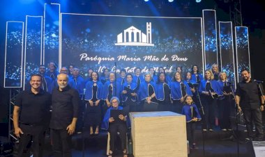 Paróquia Maria Mãe de Deus, em Rio Preto, realiza 11ª Cantata de Natal com coral adulto e infantil