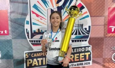 De Rio Preto, Joana Caroline é campeã brasileira de patins