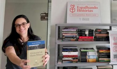 Projeto Espalhando Histórias amplia acesso à leitura com estante no Mercadão de Rio Preto