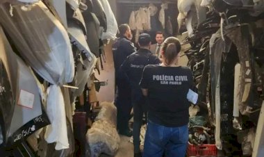 Polícia Civil deflagra operação contra desmanches de moto e receptadores de peças
