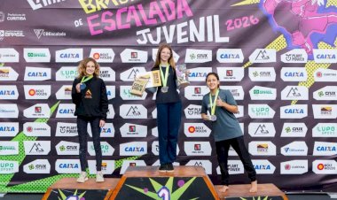 Atleta rio-pretense conquista ouro em campeonato de escalada