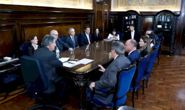 Juízes e prefeito de Rio Preto falam sobre reforma do Fórum e nova Vara de Violência Doméstica em reunião com o presidente do TJ