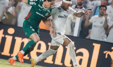 Palmeiras segura Santos, empata na Vila e vai à semifinal da Copa do Brasil