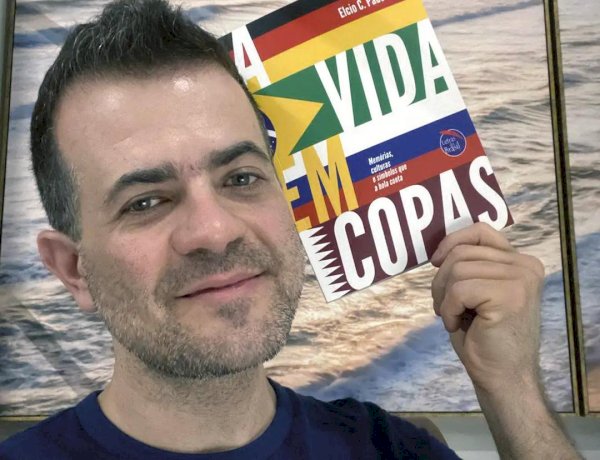 Jornalista da região lança livro sobre o impacto social das Copas do Mundo