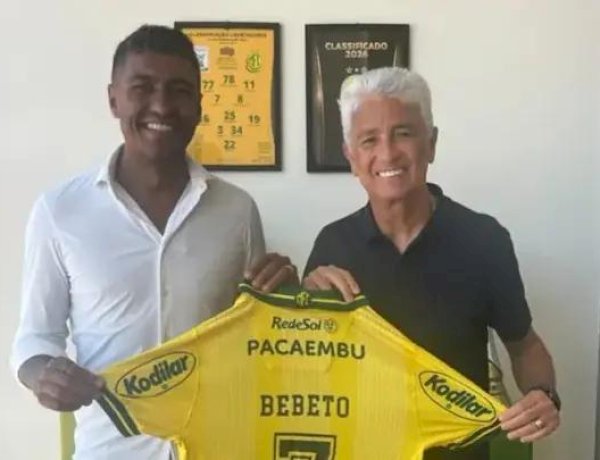 Bebeto, craque do tetra, visita CT do Mirassol