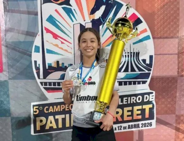De Rio Preto, Joana Caroline é campeã brasileira de patins