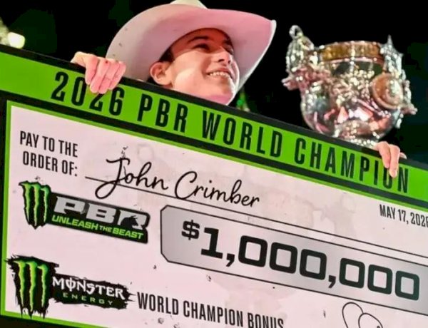Filho de olimpiense, John Crimber se torna o peão mais jovem a conquistar o título mundial da PBR