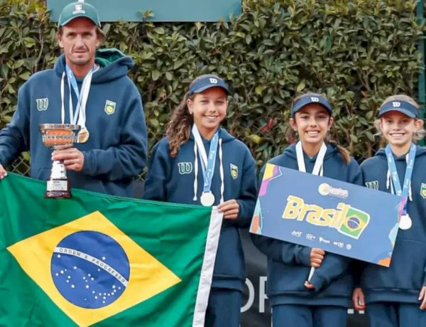 Jovem rio-pretense conquista título sul-americano de tênis com equipe brasileira