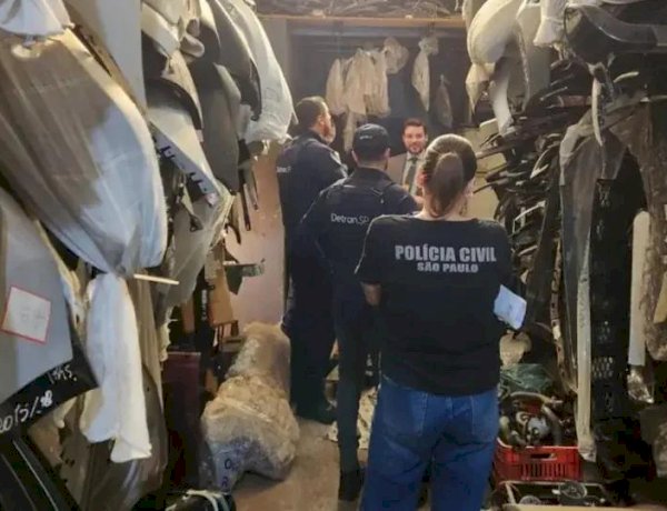 Polícia Civil deflagra operação contra desmanches de moto e receptadores de peças