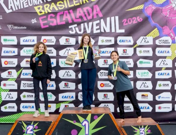 Atleta rio-pretense conquista ouro em campeonato de escalada