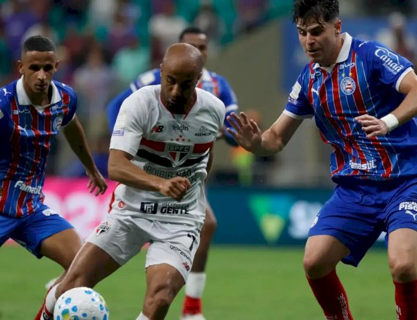 São Paulo vacila após buscar empate e perde para o Bahia em Salvador