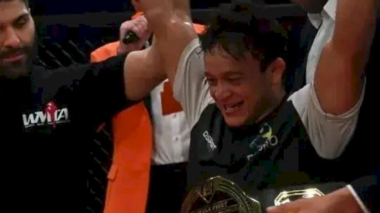 De Rio Preto, Edgar Pigmeu nocauteia favorito holandês e conquista cinturão de MMA na Europa