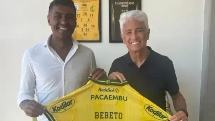 Bebeto, craque do tetra, visita CT do Mirassol