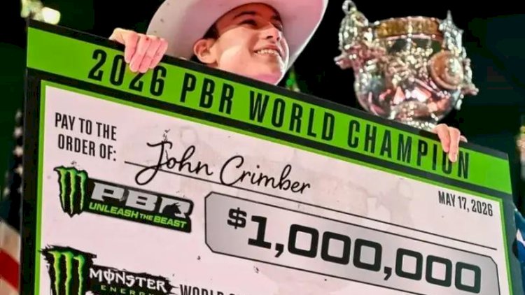Filho de olimpiense, John Crimber se torna o peão mais jovem a conquistar o título mundial da PBR