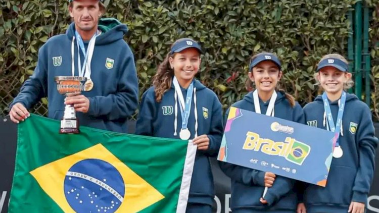 Jovem rio-pretense conquista título sul-americano de tênis com equipe brasileira