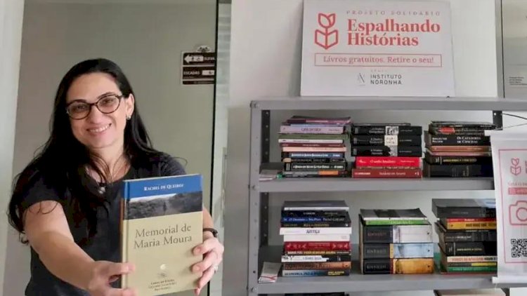 Projeto Espalhando Histórias amplia acesso à leitura com estante no Mercadão de Rio Preto
