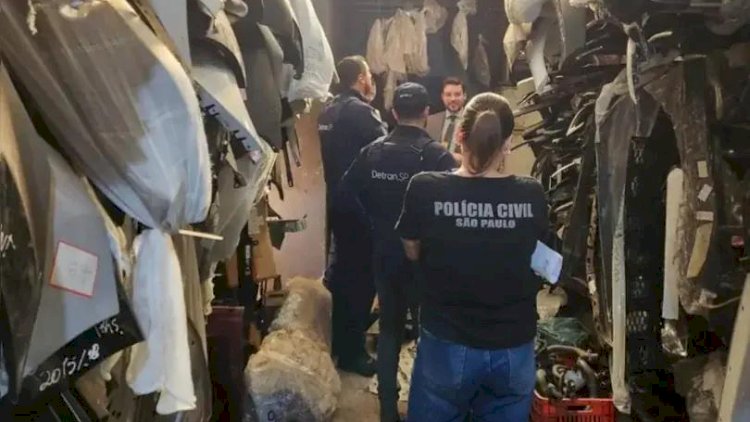 Polícia Civil deflagra operação contra desmanches de moto e receptadores de peças