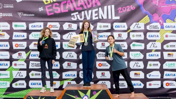 Atleta rio-pretense conquista ouro em campeonato de escalada