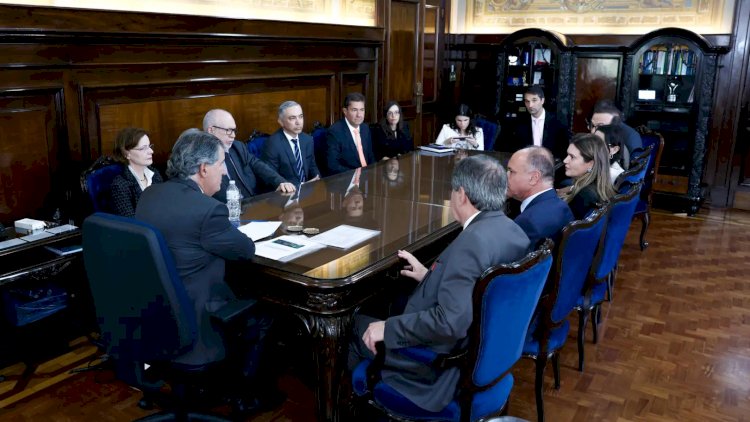 Juízes e prefeito de Rio Preto falam sobre reforma do Fórum e nova Vara de Violência Doméstica em reunião com o presidente do TJ