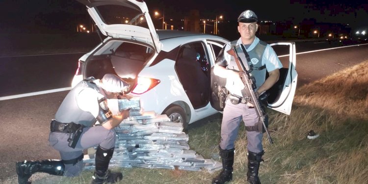 Polícia Rodoviária apreende 50 tabletes de cocaína na Washington Luís, em Cedral