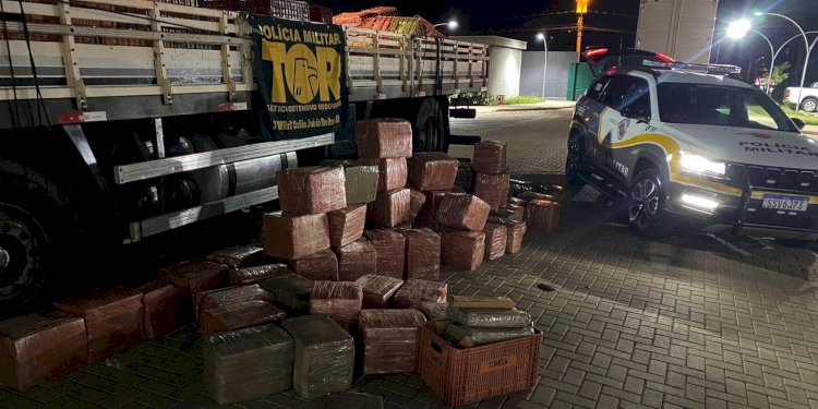 Polícia Rodoviária intercepta carga de três toneladas de maconha em Catanduva