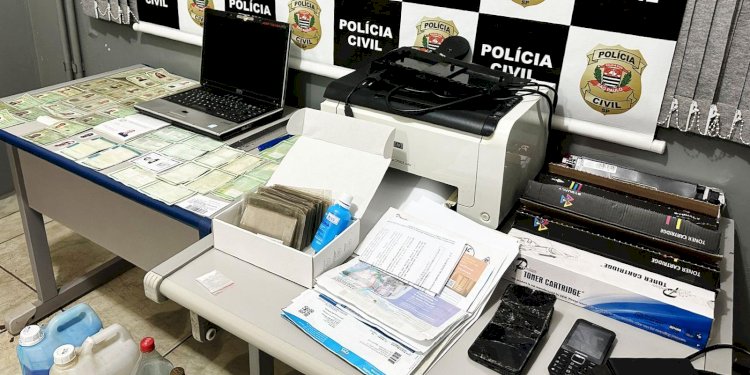 Polícia descobre fábrica de documentos falsos em Bady Bassitt