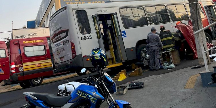 Motociclista é atropelado por ônibus na avenida Murchid Homsi, em Rio Preto