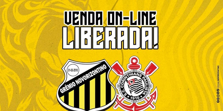 Novorizontino libera venda de ingressos para jogo contra o Corinthians