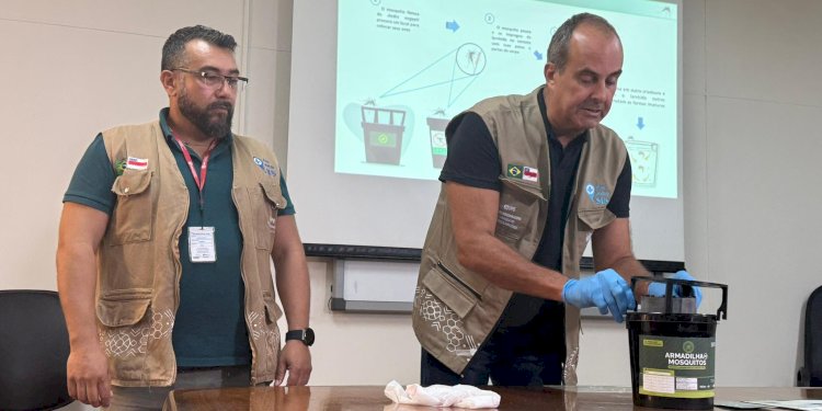 Fiocruz ensina funcionários da Saúde de Rio Preto a usar armadilha contra a dengue