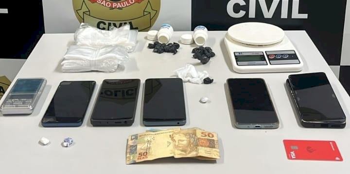 Quatro são presos em operação contra tráfico de drogas em Urupês