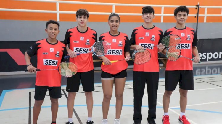 Atletas de Badminton do Sesi Rio Preto representarão o Brasil em Campeonato Pan-Americano