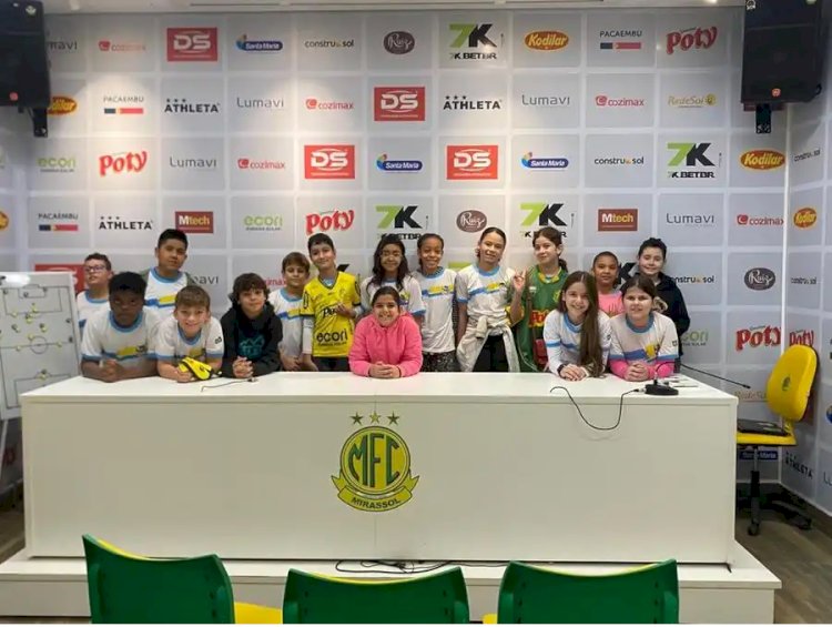 Mirassol recebe a visita de crianças